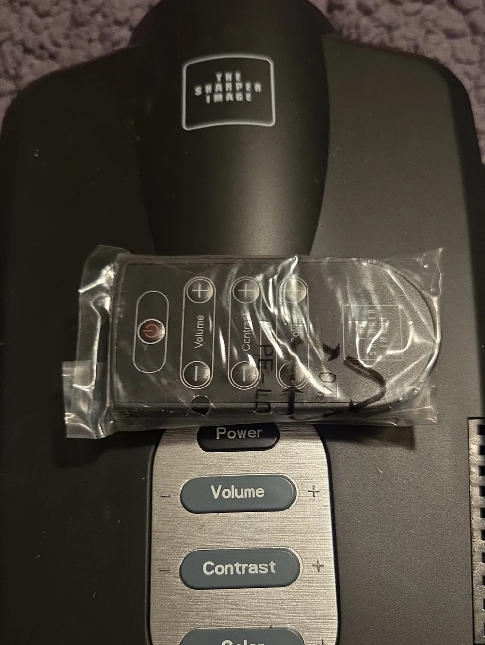 The Sharper Image Black Digital Projector - Power/Volume/Contrast/Color Controls